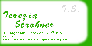 terezia strohner business card